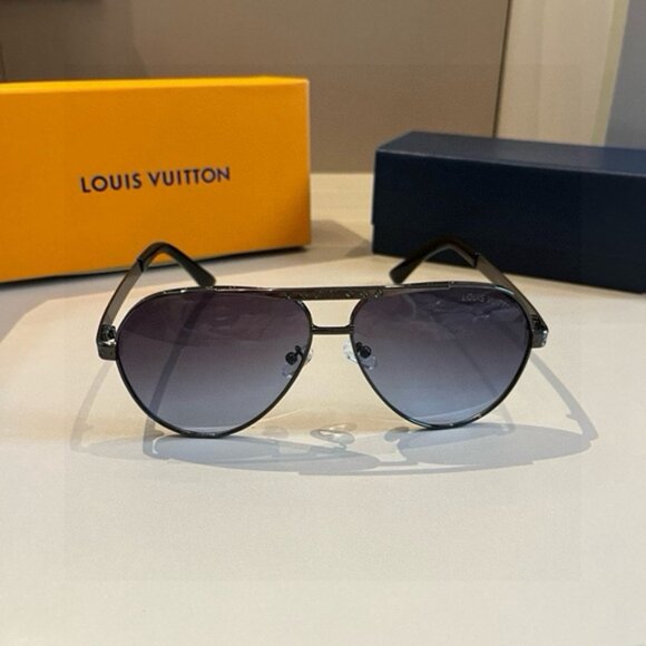 Louis Vuitton Black Metal Frame Sunglasses - Picture 2 of 8